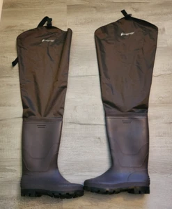 FROGG TOGGS Rana II PVC Bootfoot Hip Wader, Cleated or Felt Outsole -MEN Size 13 - Picture 1 of 3