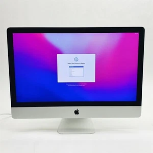 Apple iMac 27" 5K 2015 i7-6700K 4.0GHz 16GB RAM 1TB HDD Monterey A1419 EMC 2834 - Picture 1 of 8
