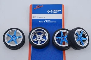 Thunder Tiger PD6601-L Ruedas Plata/Azul Modelismo - Imagen 1 de 1