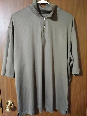 Polo de rendimiento abotonado Cypress Club Marrón talla XL Foto 1 de 4