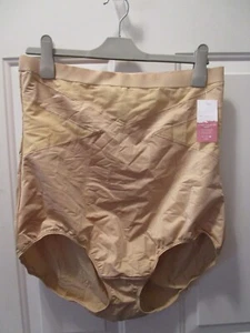 CACIQUE ULTRA HIGH WAIST SHAPER BRIEF LEVEL 3 IN CAFE NUDE SIZE 22/24 NEW - Picture 1 of 2