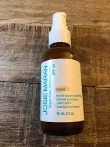 Josie Maran Argan Tinted Daily Moisturizer SPF 30 Sunboost 2 OZ Please Read - Picture 1 of 3