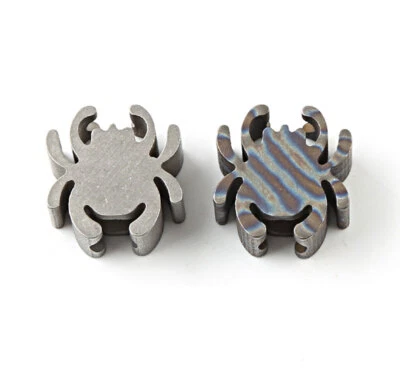 EDCGEAR Hot Titanium Alloy EDC Key Pendant Bead Lanyard Parachute Cord DIY Necklace Head