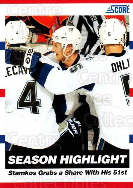 2010-11 Score #26 Steven Stamkos, Vincent Lecavalier, Matthias Ohlund - Image 1 of 1