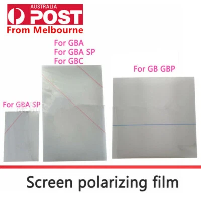 2x Screen Lens Modify Polarizing Film For Gameboy DMG GBC GBA SP Game and Watch - Image 1 of 2