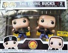 Funko POP!  The Young Bucks NJPW 2 Pack. Hot Topic Exclusive.  New In Box.