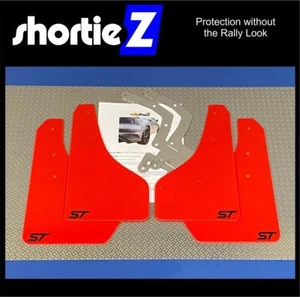 shortieZ | Kotflügel passend für Ford Focus Mk3 ST250 (V2) rot 4 mm PVC *Glanz ST-Schwarz - Bild 1 von 2