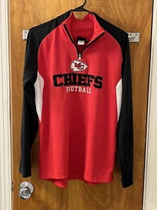 Kansas City Chiefs Youth Extra Large (18/20) Long Sleeve Quarter Zip Shirt NFL - Bild 1 von 7