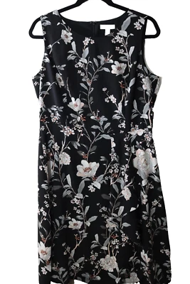 Vestido Charter Club blanco y negro sin mangas talla 10 (66) Foto 1 de 4