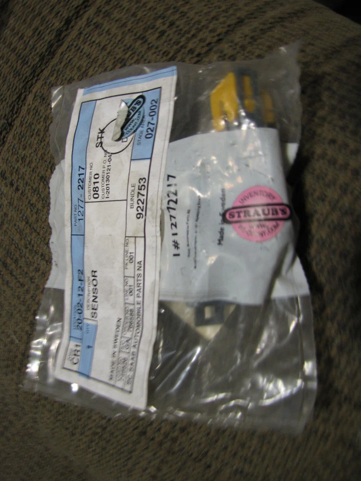 NUEVO OE Saab 9-3 delantero A B S sensor de impacto 12772217 compatible con 2005 2006 Foto 1 de 1