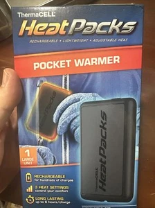 ThermaCell Heat Pack Rechargeable Pocket Warmer 1 Unit-6hr Heat-Fast Shipping-D4 - Picture 1 of 4