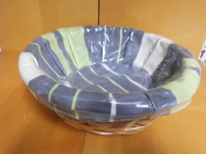 Cestino per pane rotondo 24 cm cestino con inserto in tessuto - Foto 1 di 2