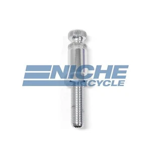 Honda Chrome Medium 40mm Front Turn Signal Stem Stalk Blinker 90154-341-670 - Picture 1 of 2