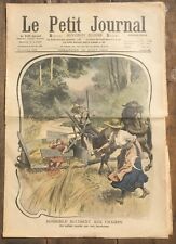 Le Petit Journal Nr. 927 Des 23/08/1908 Ein Kind Verstümmelt Durch Eine Mähwerk