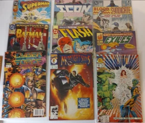 COMIC BOOK LOT OF 9 Vintage Collectible DC Comics Books 1980-90's - Picture 1 of 19