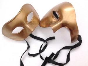 Coppia Masquerade Ballo Coppia Maschera Fantasma Masquerade Danza Prom Festa di Matrimonio - Foto 1 di 11