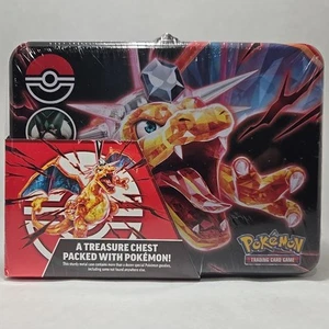 POKÉMON TCG, Fall 2023 Collectors Chest Lunchbox Tin Charizard 6 Booster Packs - Picture 1 of 13