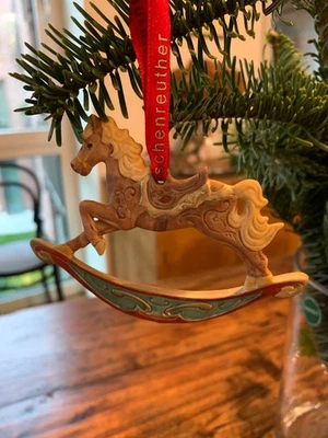 Hutschenreuther Christbaumschmuck – Schaukelpferd (Historische Motive) – mit Box - Bild 1 von 4