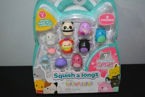 Squish-a-longs 8er Pack - 1" Mini-Squish mit 2 Zubehörteilen, 1 Ring Serie 1 - RAR - - Bild 1 von 3