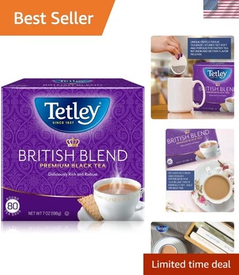Té Negro Británico - Auténtico Desayuno Inglés, 960 Bolsas de Té en 12 Paquetes Foto 1 de 4