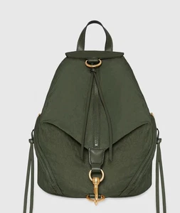 Rebecca Minkoff Julian Small Backpack Women's Green Paratrooper Bag - Picture 1 of 12