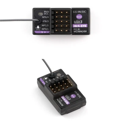 Nuevo receptor de función giroscopio incorporado Inr4-Gyb Foss Flysky Nb4/Pro 4 canales Foto 1 de 4
