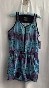 LocoSkailz Women’s (M) Romper Overall Peacock Bass Rage, Active Wear NWT - Picture 1 of 21