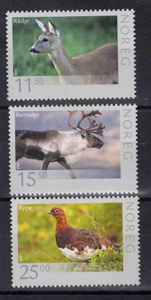 Noruega 2009 animales MNH ** Juego Foto 1 de 1