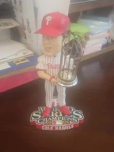 cole hamels world series bobblehead figure bobble head 2008 phillies 08 ws mlb - Picture 1 of 3