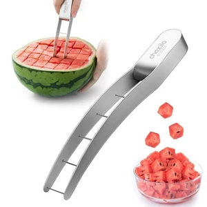 Watermelon Cutter Slicer,Stainless Steel Watermelon Cube Cutter Quickly Safe ... - Picture 1 of 7