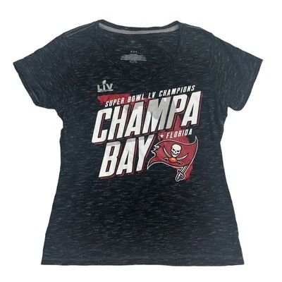 Camiseta para mujer Fanatics Super Bowl LV Champions Tampa Bay Buccaneers talla M Foto 1 de 4
