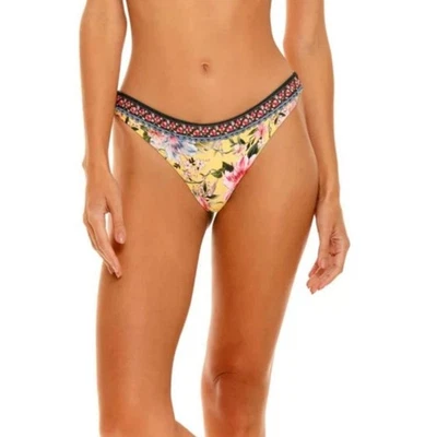 Agua Bendita Lola бикини низ в Салли желтый цветочный принт размер XL новый с Ярлыками нахальный - Изображение 1 из 4