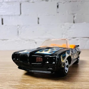 70 Pontiac GTO Convertible Black Orange White Blue Flames 2012 Heat Fleet 9/10 - Picture 1 of 15