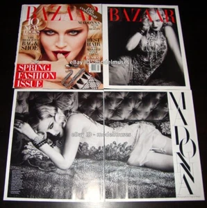 MADONNA 13-seitiger redaktioneller Artikel + 2 Umschläge HARPER'S BAZAAR Februar 2017 - Bild 1 von 5