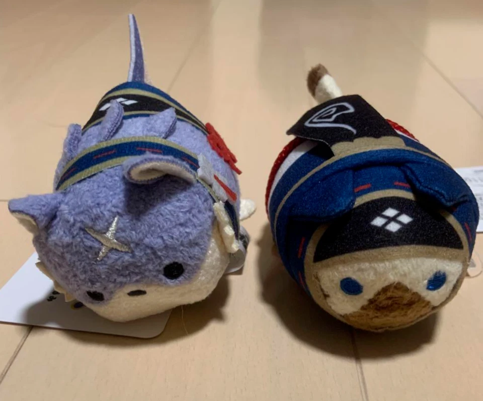 CAPCOROM Monster Hunter Palamute and Palico Mascot Plush CAPCOM Japan - Image 1 of 1