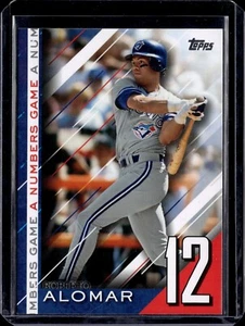2020 Topps Update A Numbers Game #NG1 Roberto Alomar - Picture 1 of 2
