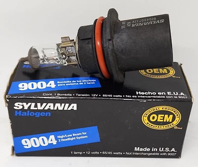 Sylvania OEM галогенные 9004 фары лампа для 2 системы фар новый открытая коробка - Изображение 1 из 4