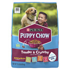 Purina Puppy Chow High Protein Dry Puppy Food, Tender & Crunchy with Real Beef,