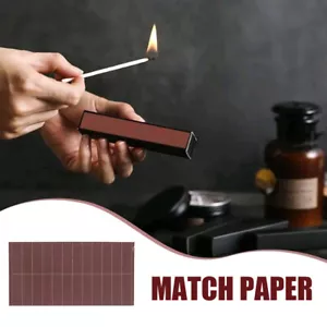 Matchstick Striker Adhesive Matches Skin Flame Paper Phosphorus Sheet Match - Picture 1 of 13
