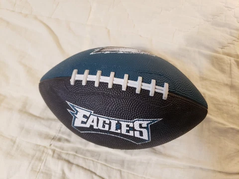 NFLP 2007 Logo Philadelphia Eagles Rubber Football NFL inflatable 9" Cover