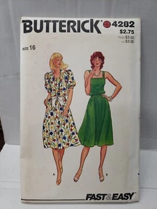 Butterick Sewing Pattern #4282 Size 16 Misses Jacket & Dress -Uncut FF- - Picture 1 of 5