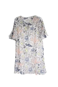 Loft Spring Dress New Women Pastel print SP small petite Paisley Short Sleeves - Picture 1 of 8