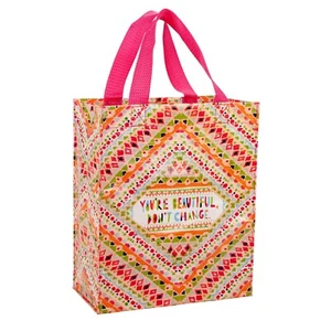 BlueQ Handy Tote Bag - You're Beautiful - Reusable Gift bag, Lunch Bag - NWT