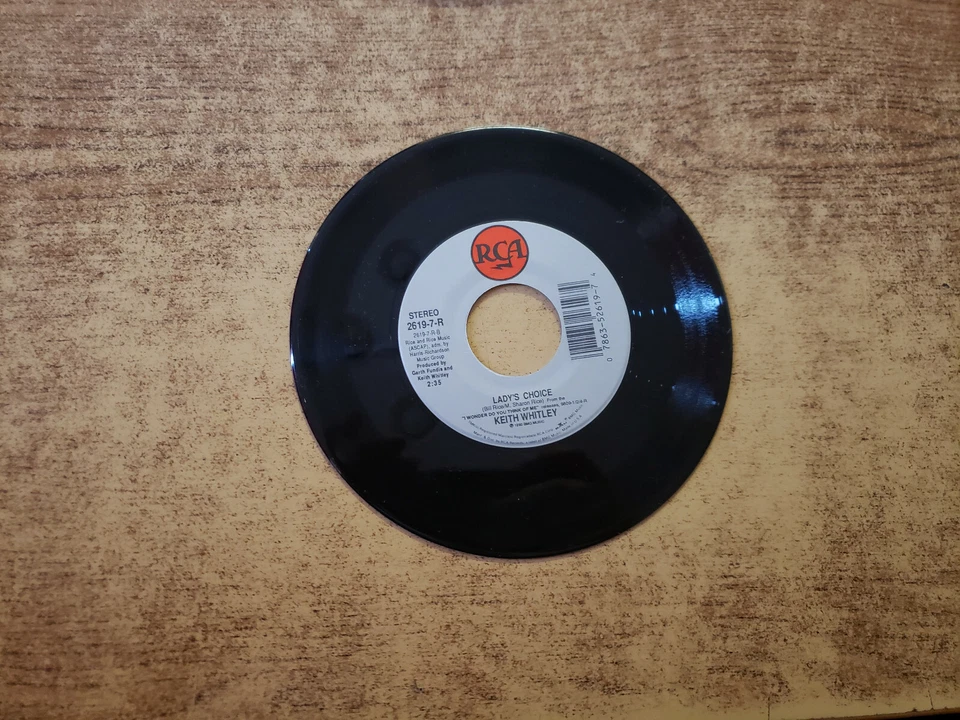 1990S MINT-EXC KEITH WHITLEY 'Til A Tear Becomes A Rose/LADY'S CHOICE 2619 45 - Image 1 of 2