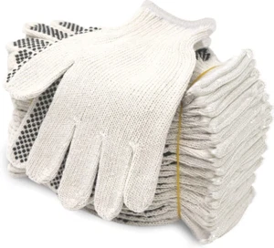 Cotton Polyester String Knit Shell Safety Protection Work Gloves for Painter Mec - Picture 1 of 12