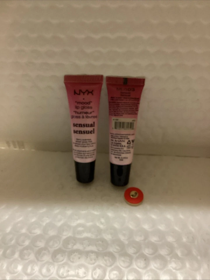 2x NYX  Mood Lip Gloss Humeur Mlg03 Sensual  HTF - Image 1 of 1