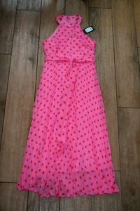 NEW&TAGS NEW LOOK halter neck dress SIZE 10 pleated retro wedding occasion 50s - Picture 1 of 7