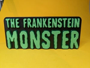 El Monstruo Frankenstein - 250 mm de ancho - Logo impreso en 3D* - Imagen 1 de 3