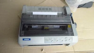 Epson LQ-590 USB 24-pin 80 Column Dot Matrix Printer INCL TOP COVER & GUIDE - Picture 1 of 4