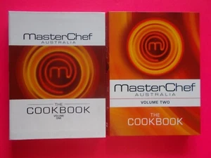 MASTERCHEF AUSTRALIA - VOLUME 1 & VOLUME 2 - THE COOKBOOK **LIKE NEW - Picture 1 of 9